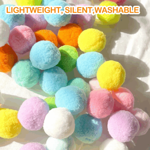 31Pcs Cat Ball Toy Launcher Gun,Cat Balls Fetch Toy,30Pcs Plush Fuzzy Balls Launcher Cat Toy for Cats with 1 Gun,Funny Interactive Cat Toys for Bored Indoor Adult Cats,Cute Kitten Kitty Toys - Image 5