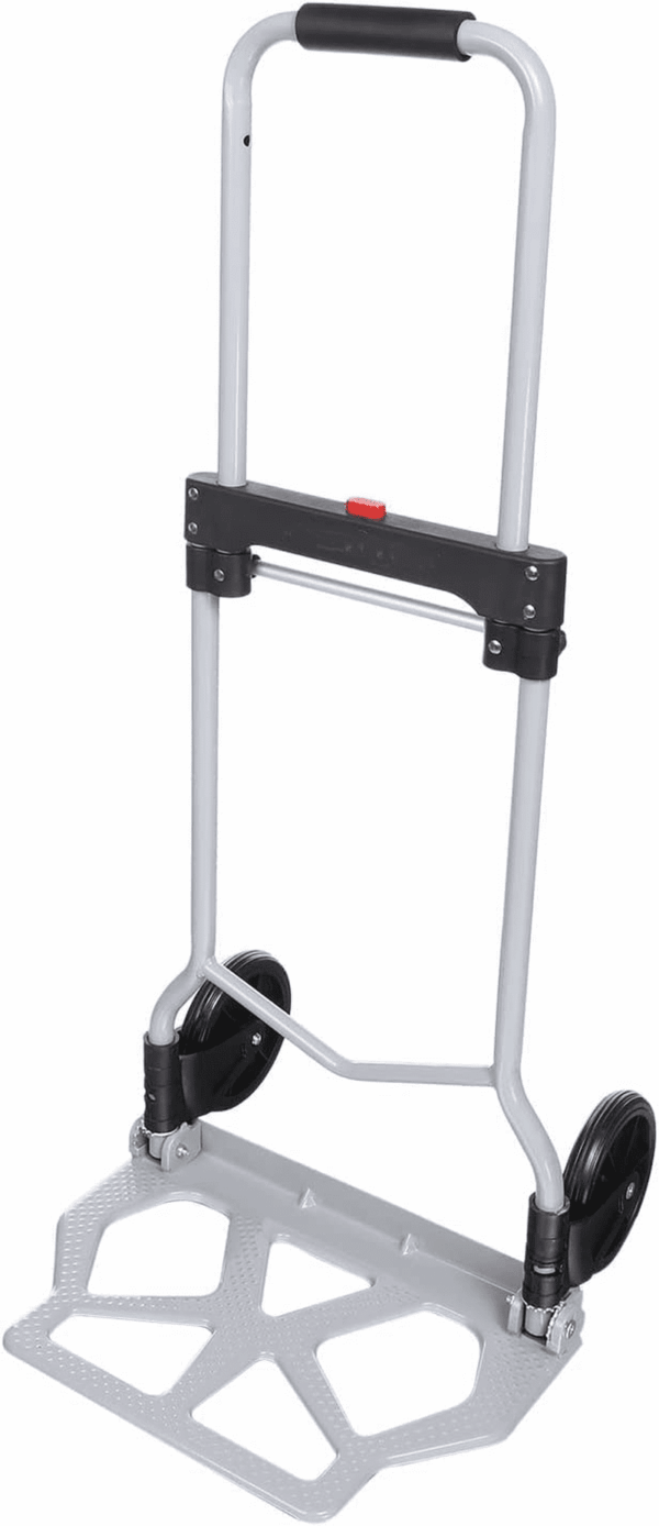 Aluminum Folding Hand Truck and Dolly, 220Lbs Capacity, Cart Ideal for Moving Heavy Loads, Portable and Durable - Image 8