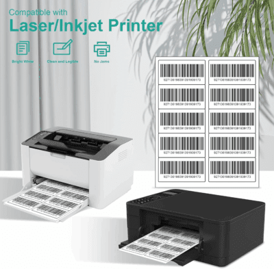 2X4 Shipping Address Labels - 500 Count, 50 Sheets for Printer - 10-UP Internet Mailing Stickers - 2" X 4" FBA Labels for Laser/Inkjet Printer - Image 6