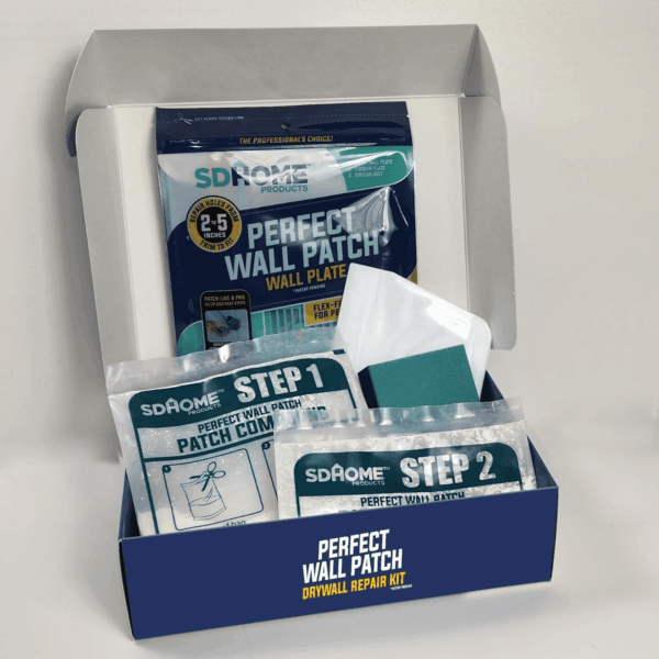 Sdhome Perfect Wall Patch Drywall Repair Kit with Compound, Back Plate, and Putty Knife - Repairs Large Holes with Ease - Image 3