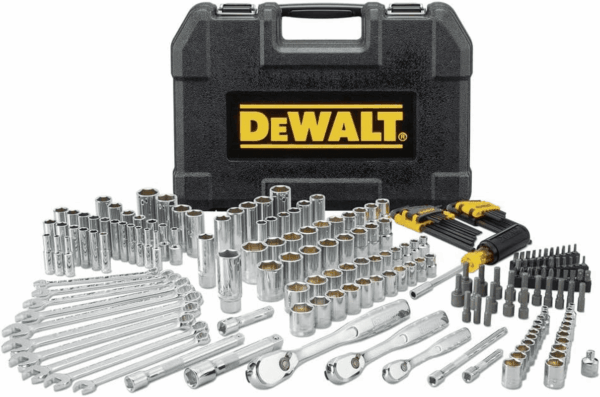 Mechanics Tool Set, 1/4" & 3/8" & 1/2" Drive, Sae/Metric, 205-Piece (DWMT81534)