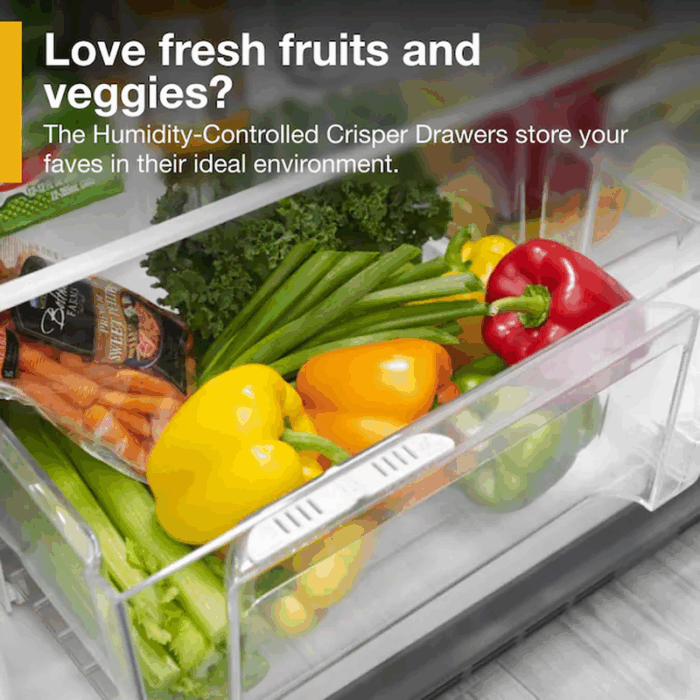 20.5-Cu Ft Top-Freezer Refrigerator ( White ) - Image 6