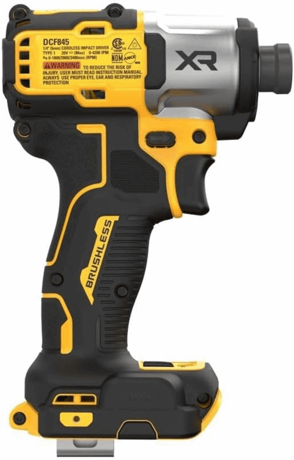 20V MAX XR Impact Driver, Brushless, 1/4", 3-Speed, Bare Tool Only (DCF845B) - Image 8