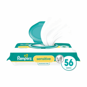 Baby Wipes Sensitive, Water Based Baby Wipes, Hypoallergenic and Unscented Baby Wipes, 56 Wipes Total (1 Flip-Top Packs)