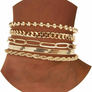 Extra Large Anklets for Women Large Ankle, 14K Real Gold Dainty Anklets for Women Waterproof, 10"+2" Adjustable Large Ankle Bracelets for Women plus Size, Ankle Bracelets for Women Trendy