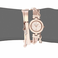 Women'S Bangle Watch and Premium Crystal Accented Bracelet Set - Image 3