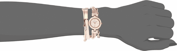 Women'S Bangle Watch and Premium Crystal Accented Bracelet Set - Image 3