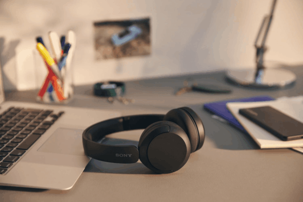 WH-CH520 Wireless Headphones Bluetooth On-Ear Headset with Microphone, Black New - Image 7