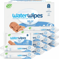 Plastic-Free Original Baby Wipes, 99.9% Water Based Wipes, Unscented & Hypoallergenic for Sensitive Skin, 60 Count (Pack of 12), Packaging May Vary