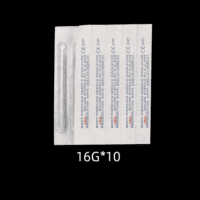 Body Piercing Needles,  10Pcs 16G Stainless Steel Sterile Disposable Ear Nose Navel Nipple Lip Piercing Needles - Image 6