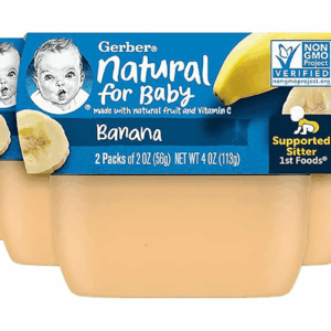 1St Foods Baby Food Banana Puree, Natural & Non-Gmo, 2 Ounce Tubs, 2-Pack (Pack of 8)