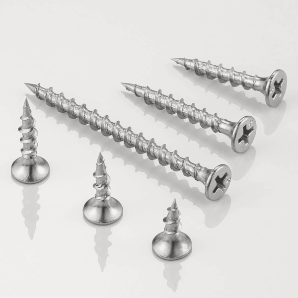 (420 Pcs)#6X3/4 410 Stainless Steel Fastener Drywall Screws-Phillips with Coarse Threaded Tip, Black, Suitable for Drywall Slate, Wood, Etc.(1 Pounds) - Image 3
