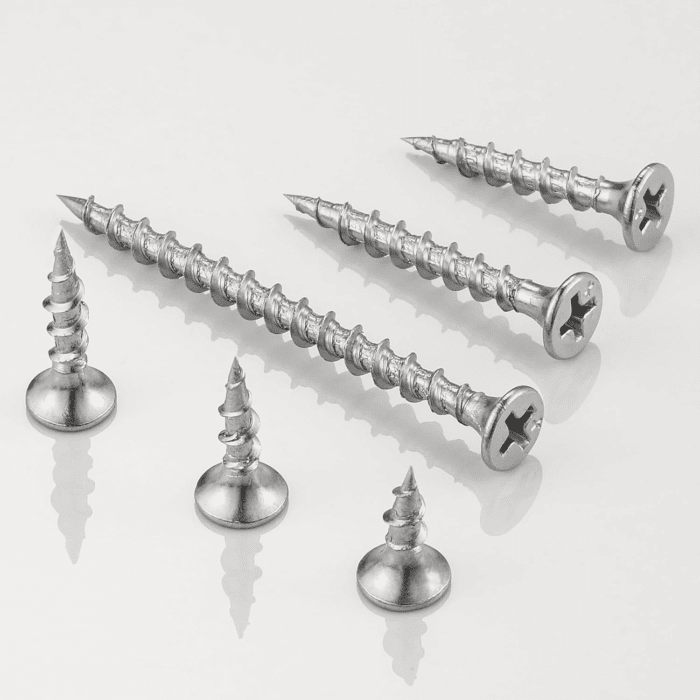 (420 Pcs)#6X3/4 410 Stainless Steel Fastener Drywall Screws-Phillips with Coarse Threaded Tip, Black, Suitable for Drywall Slate, Wood, Etc.(1 Pounds) - Image 3