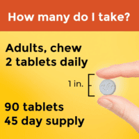 Extra Strength Dosage Chewable Vitamin C 1000 Mg per Serving, Dietary Supplement for Immune Support, 90 Tablets, 45 Day Supply - Image 6