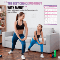 Ankle Resistance Bands with Cuffs for Working Out, Kickbacks, Hip, Leg and Glute Exercise - Training Poster Included - for Women - Image 6