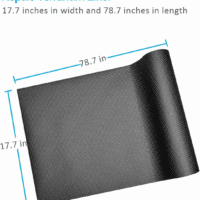 Bearded Dragon Tank Accessories, Reptile Terrarium Liner Substrate for Leopard Gecko, Snake, Lizard and Tortoise, Non-Adhesive Reptile Carpet Bedding for Reptile Tank, Black - Image 6