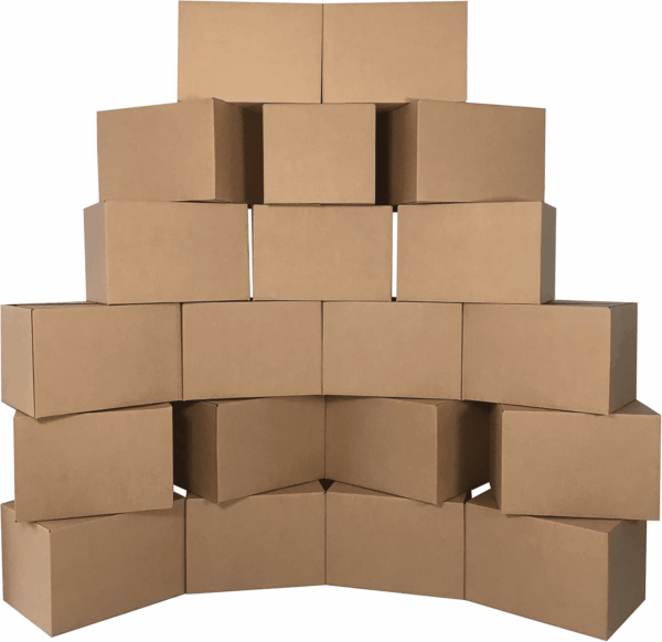 Medium Moving Boxes 18"X14"X12" (Medium Boxes - Pack of 20)