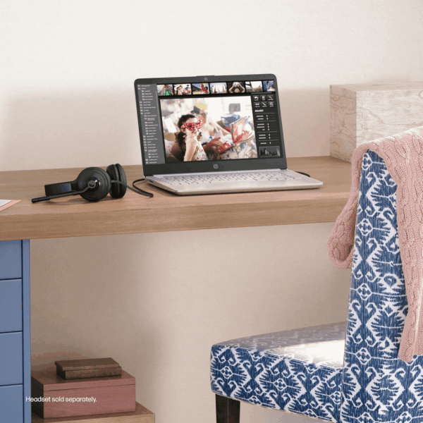 14 Inch Laptop, HD Display, Intel Core I3-1215U, 8 GB RAM, 256 GB SSD, Intel UHD Graphics, Windows 11 Home in S Mode, Natural Silver, 14-Dq5009Nr - Image 10
