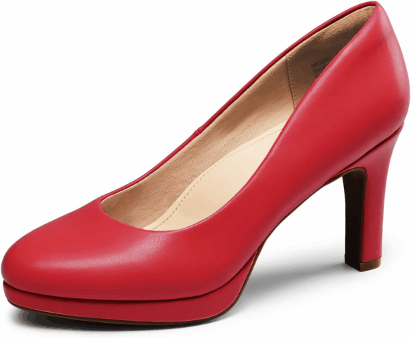 Women'S Pumps Close Toe Low Heels Platform Heels Comfortable Office Work Dress Shoes for Women
