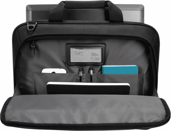 Citylite Laptop Briefcase Shoulder Messenger Bag for 15.6-Inch Laptop, Black (TBT053US) - Image 8