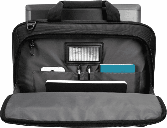 Citylite Laptop Briefcase Shoulder Messenger Bag for 15.6-Inch Laptop, Black (TBT053US) - Image 8