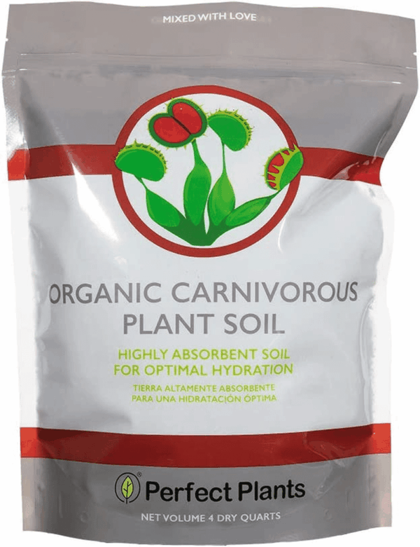 Carnivorous Plant Soil | 4 Qts. Organic Premium Mix | Use with Venus Fly Traps, Pitcher Plants, or Other Carnivorous Plants