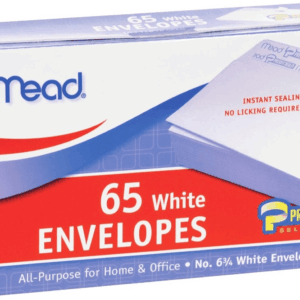 Press-It Seal-It #6 3/4 White Envelopes, 65 Count (75028)