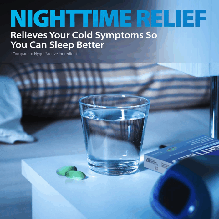 ® Nighttime | Cold & Flu Medicine | Powerful Multi-Symptom Daytime and Nighttime Relief (20 Softgels) (20 Softgels) - Image 7