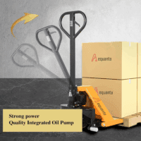 Manual Scissor Pallet Jack Truck High Lift Hand Truck 45" Lx21 W Fork Size 2200Lbs Capacity Suitable for Open Bottom Pallet - Image 6