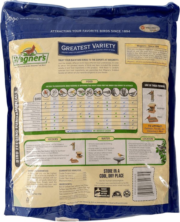 62034 Greatest Variety Blend Wild Bird Food, 6-Pound Bag - Image 2