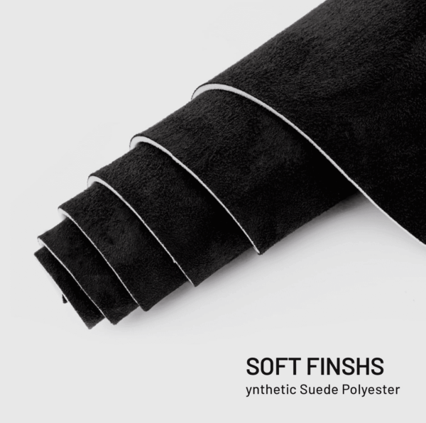 Suede Auto Headliner Fabric 120" L × 60" W with Foam Backing - Black Interior Replacement Material for Car/Truck/Suv/Rv Roof, Tube Packaging - Home Repair/Diy Headliner Material - Image 3