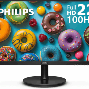 22 Inch Class Thin Full HD (1920 X 1080) Monitor, 100Hz Refresh Rate, VESA, HDMI X1, VGA X1, Lowblue Mode, Adaptive Sync, 4 Year Advance Replacement Warranty, 221V8LB
