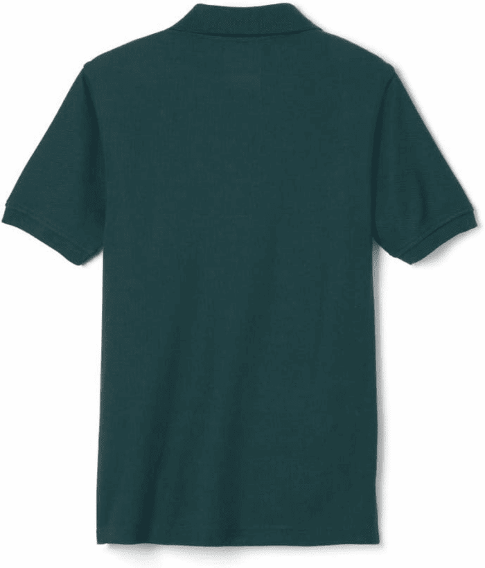 Boys Short Sleeve Pique Polo Uniform Shirt (Standard & Husky) - Image 2