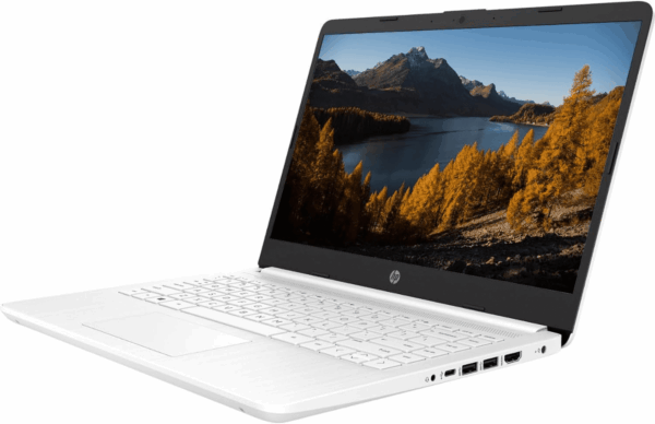 Portable Laptop, Student and Business, 14" HD Display, Intel Quad-Core N4120, 8GB DDR4 RAM, 64GB Emmc, 1 Year Office 365, Webcam, SD Card Reader, HDMI, Wi-Fi, Windows 11 Home, White, KKE Mousepad - Image 3