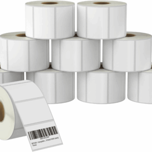 - 3" X 2" (76 Mm X 51 Mm) Multipurpose & Shipping Labels Compatible with Zebra & Rollo Label Printer,Premium Adhesive & Perforated [10 Rolls, 7500 Labels]
