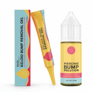 Piercing Keloid Bumps Shrinking Duo | Piercing Bump Treatment (.5Oz) + Keloid Bump Removal Gel (2Oz) | Keloid Scar Removal for All Scars, Keloids & Piercing Bumps