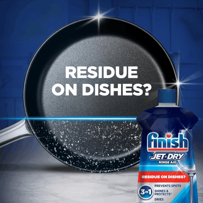 Jet-Dry Dishwasher Rinse Aid, Compatible with Dishwasher Detergent, Prevents Spots & Residues, Dries, Shine & Protects, 23 Oz, 225 Washes. - Image 2