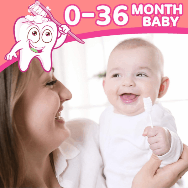 Baby Tongue Cleaner, Baby Toothbrush, 42Pcs Disposable Infant Toothbrush Clean Baby Mouth,Gauze Gum Cleaner Baby Oral Cleaning Stick Dental Care for 0-36 Month Baby+Free 1 Finger Toothbrush - Image 6