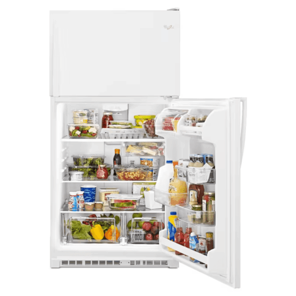 20.5-Cu Ft Top-Freezer Refrigerator ( White ) - Image 9