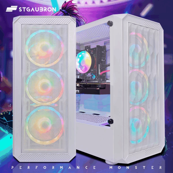 Gaming PC Computer Desktop, Geforce RTX 3050 Ti M 8G, Intel Core I7 up to 3.9Ghz, 16G Ram, 1T SSD, Wifi 600M, BT 5.0, RGB Fan X4, Windows 10 Home - Image 4