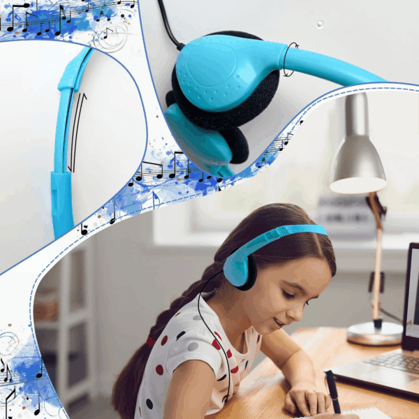30 Pack Class Set Headphones for Kids Students School Classroom Bulk Earphones Adjustable with 3.5 Mm Jack for Library Children Adults(004 Multi Color Headphones) - Image 3