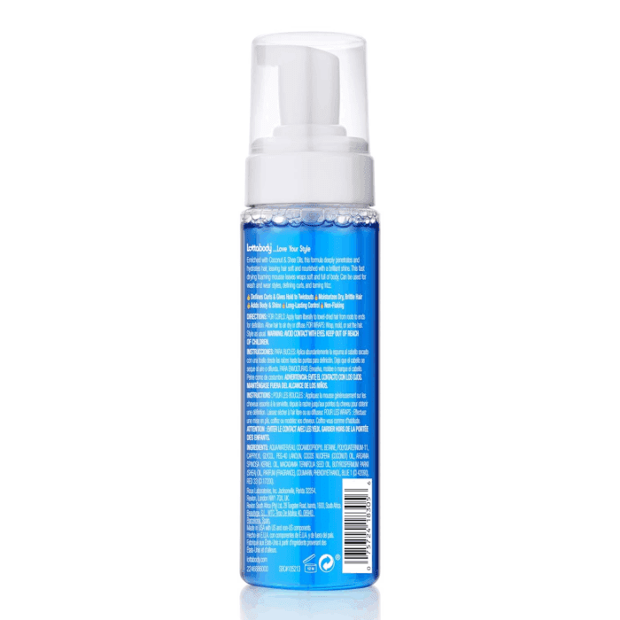 Lottabody Coconut Oil and Shea Wrap Me Foaming Curl Mousse , Creates Soft Wraps, Hair Mousse for Curly Hair, Defines Curls, anti Frizz, 7 Fl Oz - Image 8