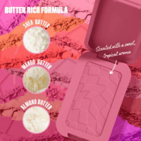 Buttermelt Powder Blush, Fade and Transfer-Resistant Blush, up to 12HR Make up Wear, Vegan Formula - for the Butta - Image 2