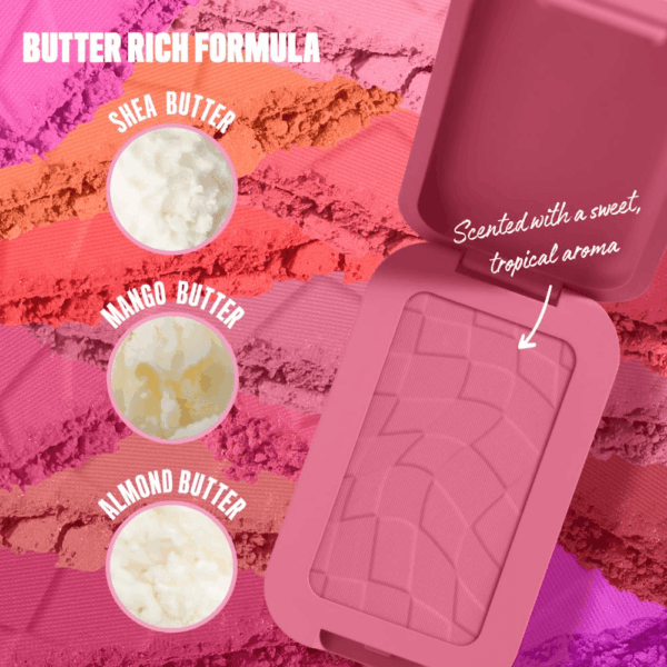 Buttermelt Powder Blush, Fade and Transfer-Resistant Blush, up to 12HR Make up Wear, Vegan Formula - for the Butta - Image 2