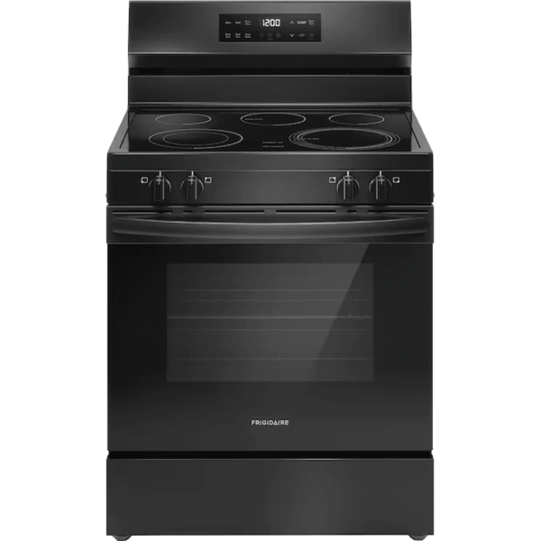30-In Glass Top 5 Burners 5.3-Cu Ft Freestanding Electric Range Fingerprint Resistant Stainless Steel ) - Image 12