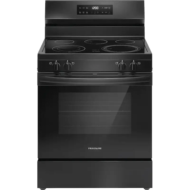30-In Glass Top 5 Burners 5.3-Cu Ft Freestanding Electric Range Fingerprint Resistant Stainless Steel ) - Image 12