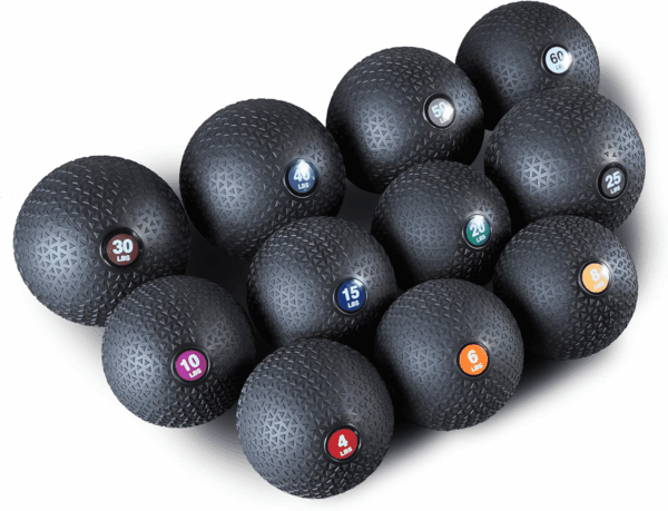 Weighted Medicine Slam Ball - Exercise Ball with Easy Grip Textured Surface - Image 7