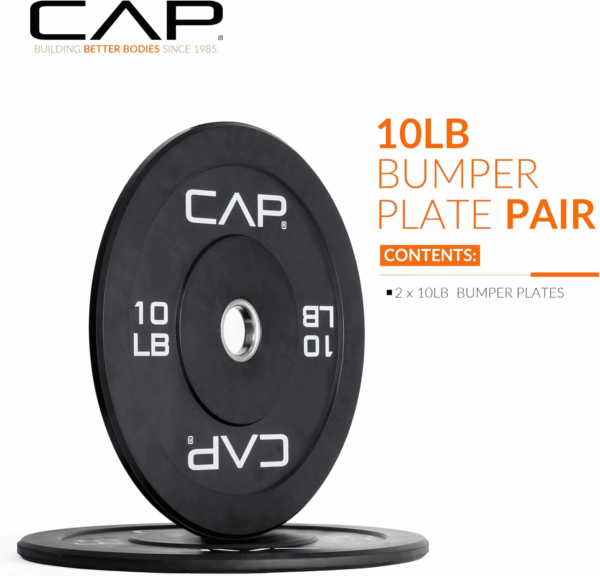 Rubber Olympic Bumper Plate | Multiple Options/Colors - Image 2