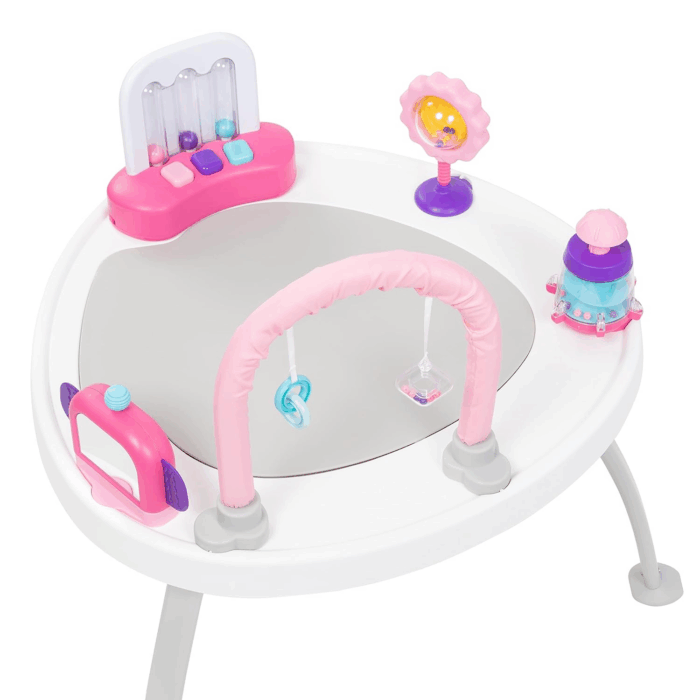 ® 3-In-1 Bounce N' Play Activity Center plus with STEM Learning Toys, Princess Pink - Image 8