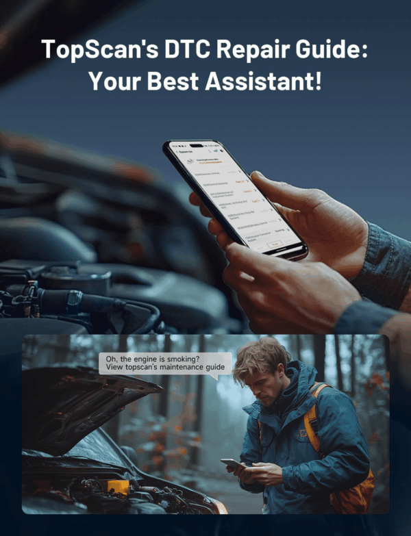 Topscan Lite OBD2 Scanner Bluetooth, Bi-Directional Scanner Wireless All System Diagnostic Tool for Ios & Android, FCA Autoauth, 8+ Hot Reset, Repair Guides, Car Code Reader, Performance Test - Image 5